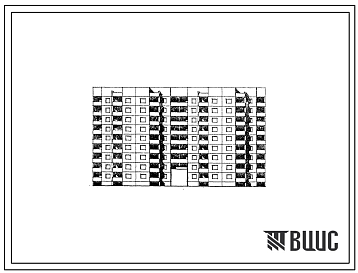 Фасады Типовой проект 90-0130.13.87 9-этажная рядовая блок-секция на 72 квартиры 1.2.3.4 с проездом. Для строительства в Белорусской ССР.