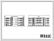 Фасады Типовой проект 86-048.91 Блок-секция 4-этажная 24-квартирная рядовая 1Б.2Б.3Б - 1Б.2Б.3Б