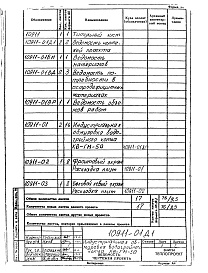 Состав фльбома. Проект 10911 ИндустриальнаяАльбом 1 Индустриальная обмуровка водогрейного котла КВ-ГМ-50. Рабочие чертежи. 