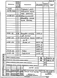 Состав фльбома. Проект 11478 ИндустриальнаяАльбом 1 Индустриальная обмуровка котла типа Буккау. Рабочие чертежи.