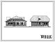 Фасады Типовой проект 183-24-280.13.88 Одноэтажный одноквартирный жилой дом с 3-комнатной квартирой (для строительства в Украинской ССР)