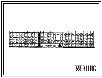 Фасады Типовой проект 161-97-300с.87 Общежитие 5-этажное на 360 мест для рабочих и служащих