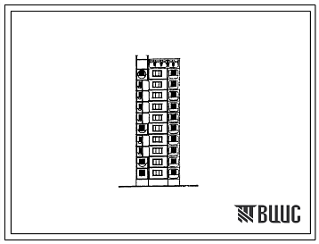 Фасады Типовой проект 97-0382с.23.89 10-этажный компоновочный объемно-планировочный элемент КОПЭ 10.23 для г. Новокузнецка