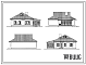 Фасады Типовой проект 188-24-196.85 Одноэтажный одноквартирный жилой дом с 4-комнатной квартирой для государственного и колхозного строительства