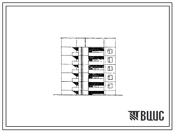 Фасады Типовой проект 135-0268с.13.86 5-этажная поворотная блок-вставка с внутренним углом 90 для Бурятской АССР
