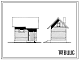 Фасады Типовой проект 196-000-103 Баня на 2 места. Стены брусчатые. Площадь 8 м2 (СТЕНЫ ИЗ КИРПИЧА, Хозяйственные строения)