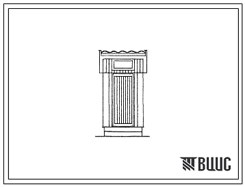 Фасады Типовой проект 193-216-22 Хозяйственные надворные постройки. Надворная уборная