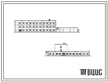 Фасады Типовой проект 501-9-11.85 Дом отдыха локомотивных бригад на 90 мест
