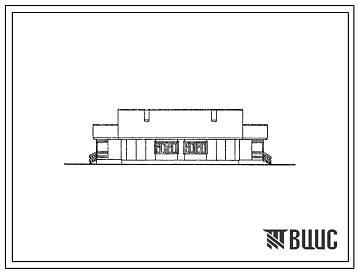 Фасады Типовой проект 181-219-26.87 Одноэтажный двухквартирный жилой дом с 3-комнатными квартирами