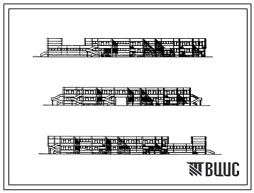 Фасады Типовой проект 212-3-17 Дом ребенка на 150 мест из конструкций серии ИИ-04