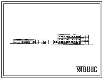 Фасады Типовой проект 232-1-139.86 Универсальный корпус на 360 учащихся для ПТУ (на примере подготовки водителей автотранспортных средств) в конструкциях серии 1.020-1/83