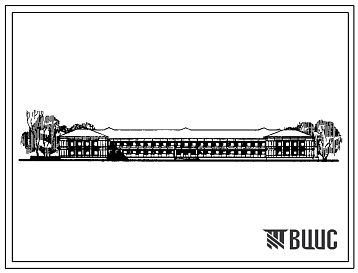Фасады Типовой проект 223-9-161 Учебный корпус межшкольного учебно-производственного комбината трудового обучения и профессиональной ориентации на 200 ученических мест для строительства в сельской местности