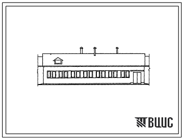 Фасады Типовой проект 807-61 Районная ветеринарная станция.