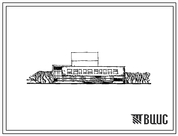 Фасады Типовой проект 264-12-120 Сельский дом культуры со зрительным залом на 500 мест