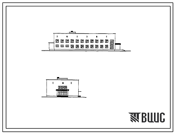 Фасады Типовой проект 254-5-14 Станция переливания крови IV категории