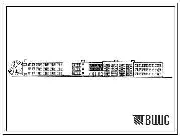 Фасады Типовой проект 224-1-556.87 Школа на 44 класса (1688 учащихся)