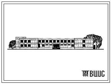 Фасады Типовой проект 223-1-409.83 Средняя общеобразовательная школа на 20 классов (на 664 учащихся)