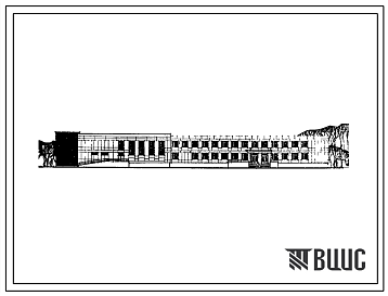 Фасады Типовой проект 223-1-429.84 Средняя общеобразовательная школа на 16 классов (на 562 учащихся)