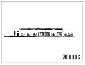 Фасады Типовой проект 416-7-315.89 Ремонтно-механическая мастерская на 100 условных ремонтов в год