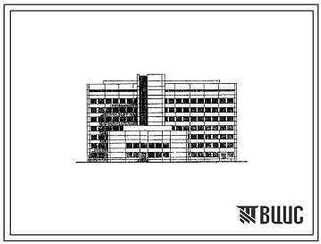 Фасады Типовой проект VII-78 Стоматологическая поликлиника на 1300 посещений в смену