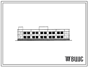 Фасады Типовой проект 21-82-10189 Медвытрезвитель на 35 мест для мужчин