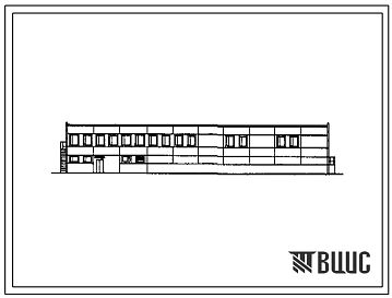 Фасады Типовой проект 807-29-17.89 Главный корпус межрайонного отделения «Зооветснаб» с товарооборотом до 1 млн. руб. в год (в ценах 1991 г.). Размеры здания - 24x60 м. Расчетная температура: -30°С. Стены - панельные легкобетонные. Покрытие - железобетонные плит