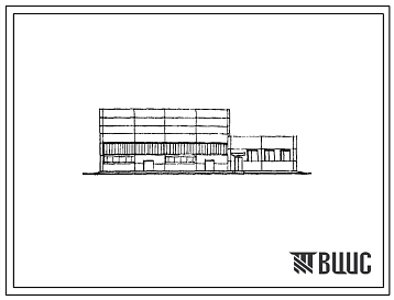 Фасады Типовой проект 405-4-83 Азотная станция мощностью 1100 м3/ч