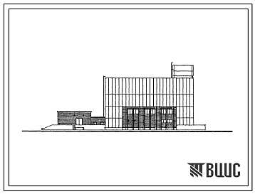 Фасады Типовой проект 602-92.87 Здание АТС на 10 тыс. номеров (в конструкциях серии 1.020-1/83)