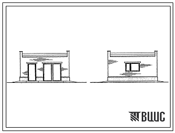 Фасады Типовой проект 405-9-26.85 Узлы хозяйства нерастворителя. Емкость 400 и 800 м3