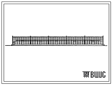 Фасады Типовой проект 701-2-45.88 Склад неотапливаемый для хранения промышленных товаров двухпролетный площадью 8500 м2