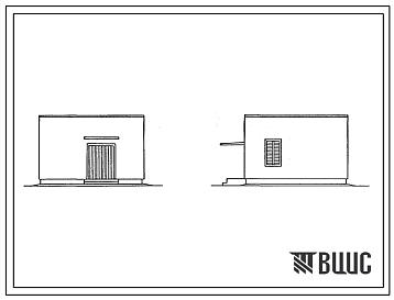 Фасады Типовой проект 407-1-93.87 Автоматизированная дизельная электростанция мощностью 1x24 кВт