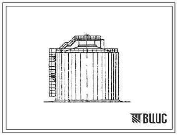 Фасады Типовой проект 902-5-41.87 Резервуар метантенков объемом 4000 куб.м