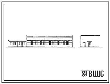 Фасады Типовой проект 902-2-295 Насосно-воздуходувная станция с 6 турбовоздуходувками ТВ-175-1,6.
