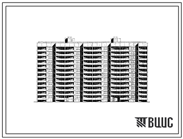 Фасады Типовой проект II-68-02/12к 12-ти этажный 2-ух секционный 214 квартирный жилой дом со стенами из керамзитобетонных изделий