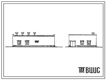 Фасады Типовой проект 902-5-23.86 Насосная станция метантенков объемом 1100 куб.м