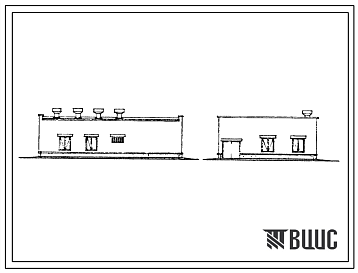 Фасады Типовой проект 902-5-24.86 Насосная станция метантенков объемом 2500 куб.м