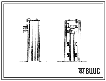 Фасады Типовой проект 902-5-28.86 Башня лифта метантенков объемом 2500 куб.м