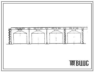 Фасады Типовой проект 902-5-17.86 Резервуар метантенков объемом 5000 куб.м