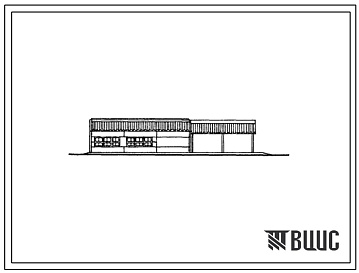 Фасады Типовой проект 816-227 Пункт технического обслуживания комплексов по откорму 12 и 24 тыс. свиней в год