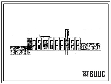 Фасады Типовой проект 264-20-76 Здание райкома КПСС, стены кирпичные, тип IВ климатическом подрайоне, II и III климатических районах.