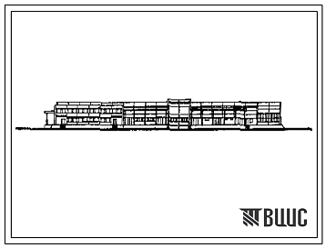 Фасады Типовой проект 701-1-39с.86 Склад для хранения продовольственных товаров складской площадью 5000 м2.