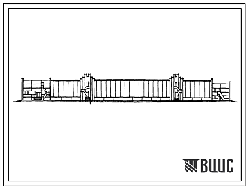 Фасады Типовой проект 701-04-170.89 Холодильник низкотемпературный для длительного хранения продовольственных товаров вместимостью 10 тыс. т