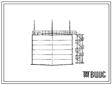 Фасады Типовой проект 701-9-10 Стальной наземный вертикальный резервуар для хранения растительных масел емкостью 1000 м куб.