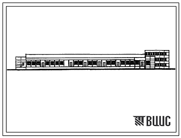 Фасады Типовой проект 703-3-4.83 Главный корпус плодоовощной базы емкостью 10000 т с переработкой овощей