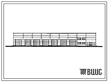 Фасады Типовой проект 503-1-97.91 Производственный корпус эксплуатационного филиала ПАТО на 300 грузовых автомобилей с комплексом ЕО