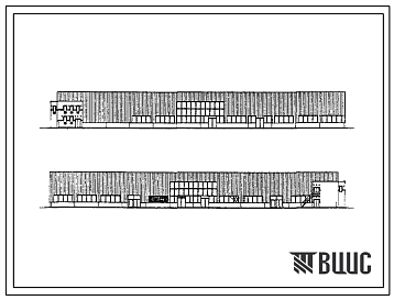 Фасады Типовой проект 406-5-1.94 Гуммировочная мастерская цеха антикоррозионных покрытий с программой 1200 м2/год