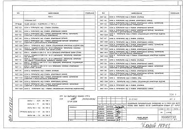 Состав фльбома. Типовой проект И-2342АС2 Том 1,2,3,4,5 Архитектурные решения выше отметки 0.000