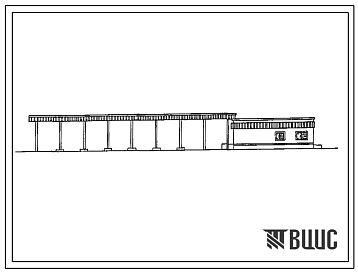 Фасады Типловой проект 503-6-2 Газонаполнительная станция для заправки газобаллонных автомобилей. Станция 5 колонок