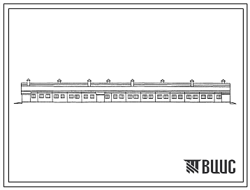 Фасады Типовой проект 801-4-184.13.87 Здание ремонтного молодняка КРС на 330 голов. Для Западной Сибири. Содержание от 6 до 24 месяцев - в секциях с боксами. Раздача кормов – мобильная. Удаление навоза – бульдозером. Размеры здания - 21x84 м. Расчетная температу
