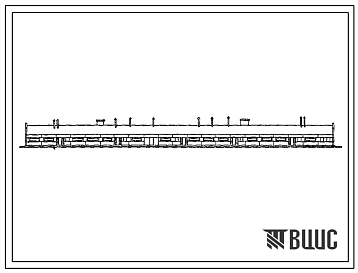 Фасады Типовой проект 801-4-29 Здание для содержания 460 телок от 11 до 15-месячного возраста